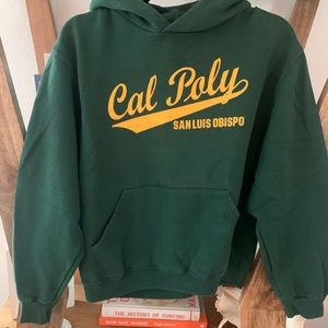 Vintage Cal Poly San Luis Obispo Hoodie Sweatshirt sz S